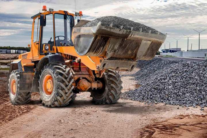 Transport gravier en vrac Daveluyville
