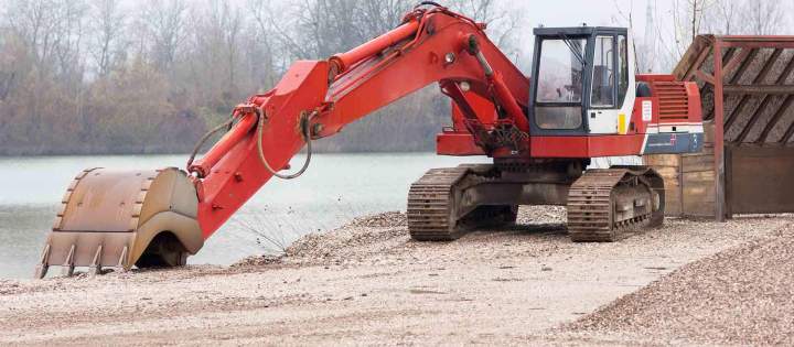 Excavatrice sur chenilles Daveluyville
