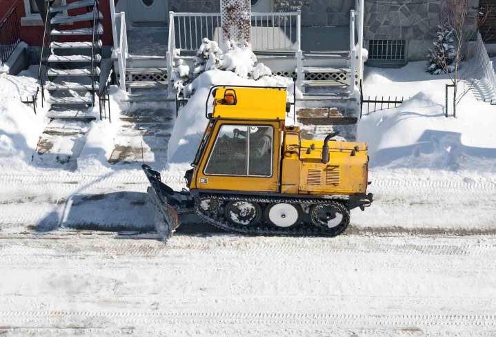 Accès dégagés tout l'hiver